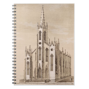 Caderno Espiral Igreja de São Nicolau em Nova York