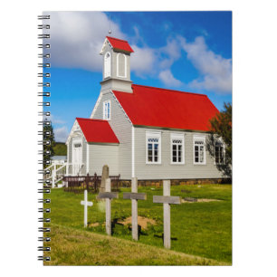 Caderno Espiral Igreja Islandesa