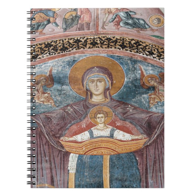 Caderno Espiral Igreja Ortodoxa Sérvia e um site da UNESCO, 2 (Frente)