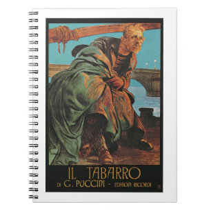 Caderno Espiral Il Tabarro (Giacomo Puccini)
