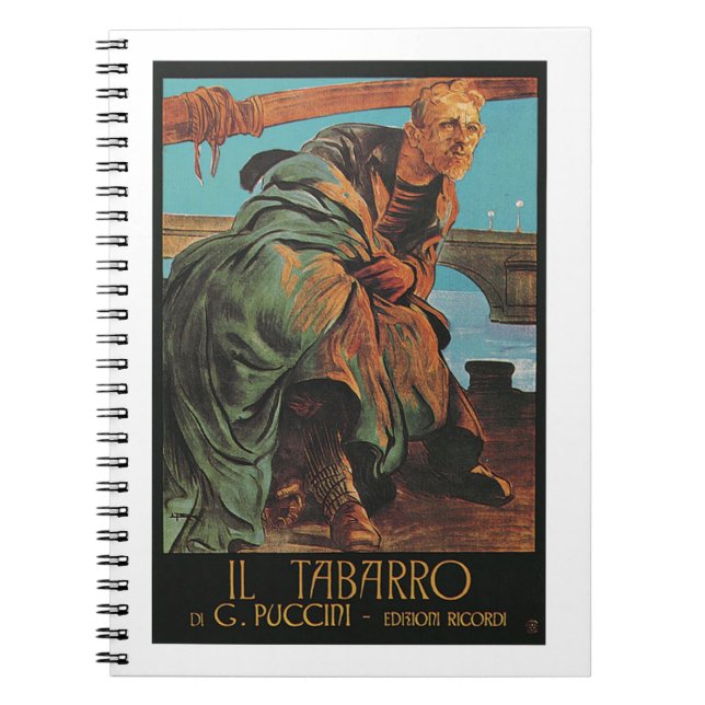 Caderno Espiral Il Tabarro (Giacomo Puccini) (Frente)
