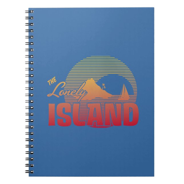 Caderno Espiral Ilha de Dookie - cor (Frente)