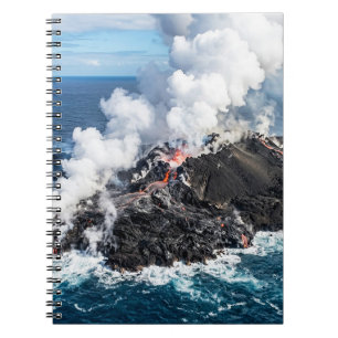 Caderno Espiral Ilha Vulcânica