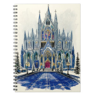 Caderno Espiral Ilustração da Igreja