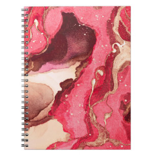 Caderno Espiral Ilustração de Batik de cinza. Textura Branca de Se