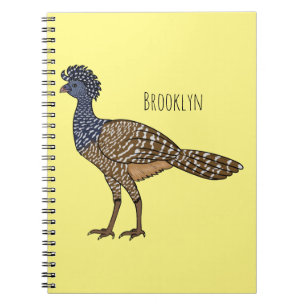 Caderno Espiral ilustração do desenho animado de aves de cocurasso