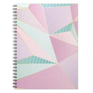 Caderno Espiral (ilustração) fundo da linha dourada, abstrato arti