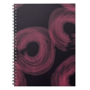 Caderno Espiral Ilustração legal, moderna, de pincel de aquarela