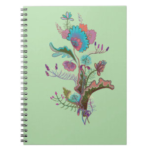 Caderno Espiral ilustração ornamental