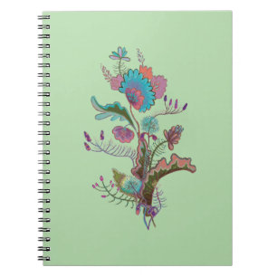 Caderno Espiral ilustração ornamental