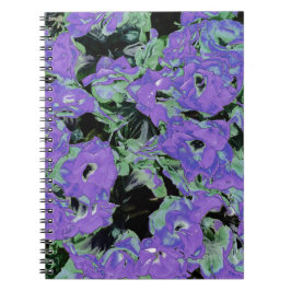 Caderno Espiral Ilustração Planta de Kalanchoe Roxo