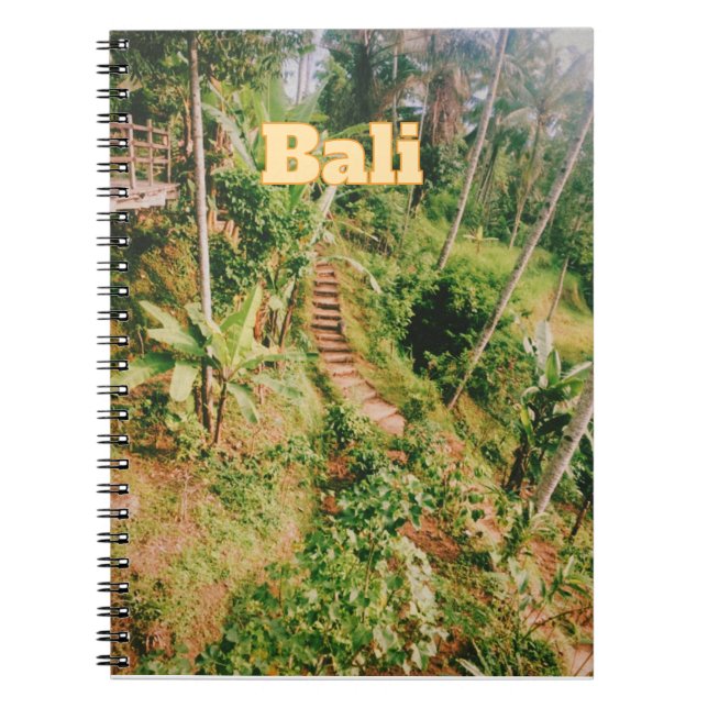 Caderno Espiral Ímã de Foto Flexível de Lembrança de Bali (Frente)