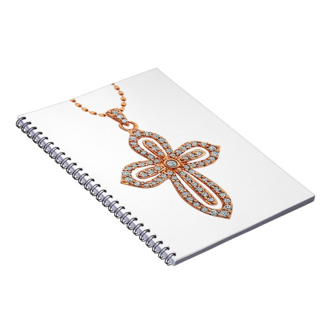 Caderno Espiral Imagem de diamante para o notebook fotográfico (Lado Direito)