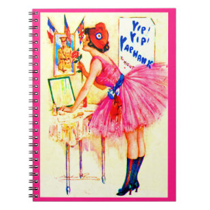 Caderno Espiral Imagem do cobrir do playbill Yip Yaphank de 1918