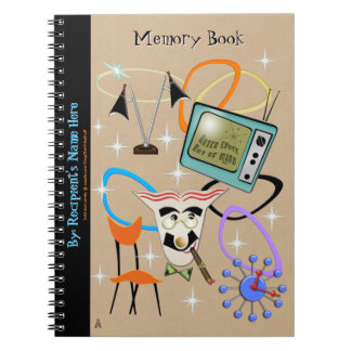 Caderno Espiral Imagens Icônicas de Nove Anos 50 - Personalizadas
