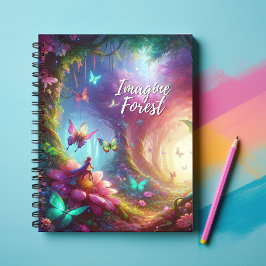 Caderno Espiral Imaginem o Bloco de Notas Espirais da Floresta | N