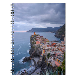 Caderno Espiral Imediatamente depois do por do sol Vernazza,
