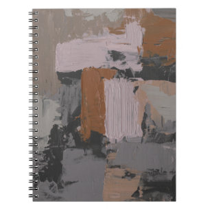 Caderno Espiral Impasto Abstrato I
