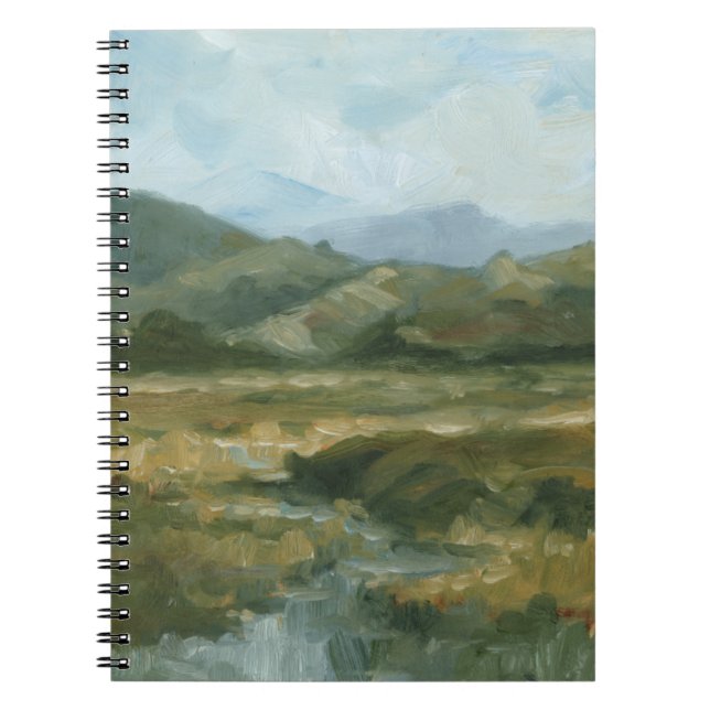 Caderno Espiral Impasto Paisagem III (Frente)