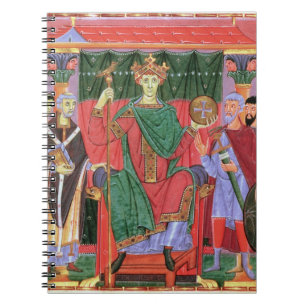 Caderno Espiral Imperador romano santamente Otto da Senhora