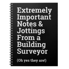 Caderno Espiral Importante Inquérito sobre Construção