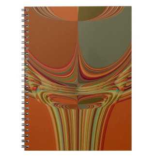 Caderno Espiral Impressão de Arte Contemporânea da Terra Tradicion