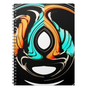 Caderno Espiral Impressão de Arte de Padrão Tradicional Africano