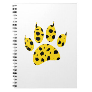 Caderno Espiral Impressão de Chita Paw