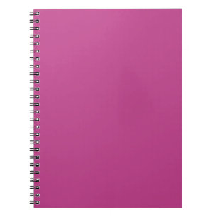 Caderno Espiral Impressão de Cor Sólida Rosa Violeta, Rosa Magenta