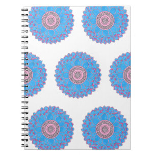 Caderno Espiral Impressão de Mandala