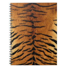 Caderno Espiral Impressão de Pele de Tigre