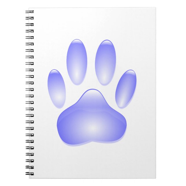 Caderno Espiral Impressão de Vidro Cachorro (Frente)