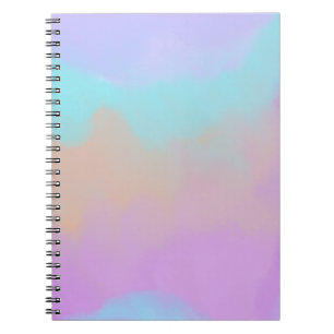 Caderno Espiral Impressão digital de espiral de algodão doce