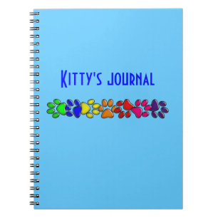 Caderno Espiral impressão do arco-íris