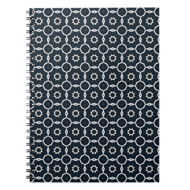 Caderno Espiral Impressão geométrica (Frente)