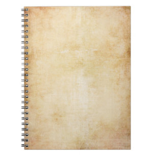 Caderno Espiral Impressão-leopardo desenhada à mão, textura aquosa