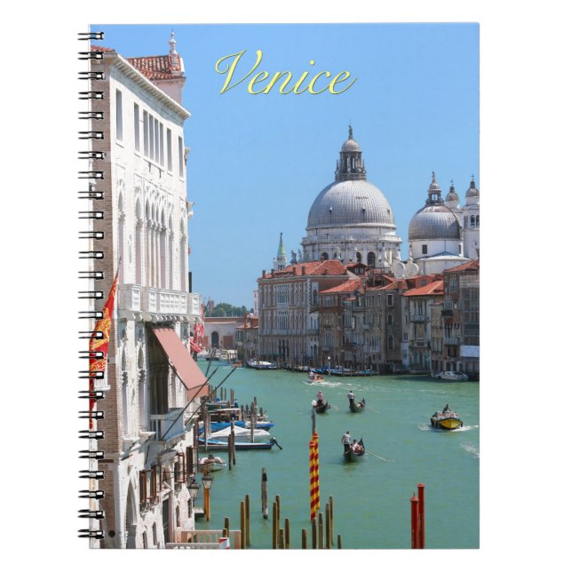 Caderno Espiral Impressionante! Grand Canal Veneza (Frente)
