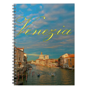 Caderno Espiral Impressionante! Venezia Grande Canal Veneza - Foto
