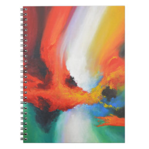 Caderno Espiral Impressionismo moderno por Abstrato acrílico