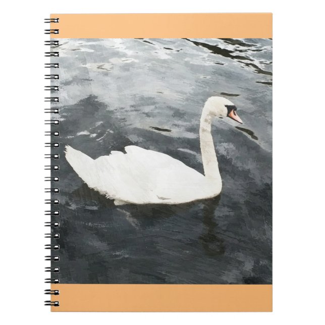 Caderno Espiral Impressionista Swan (Frente)