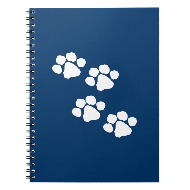 Caderno Espiral Impressões animais da pata (Frente)