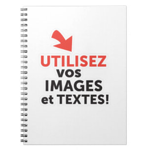 Caderno Espiral Imprima seus designs online DIY em Português
