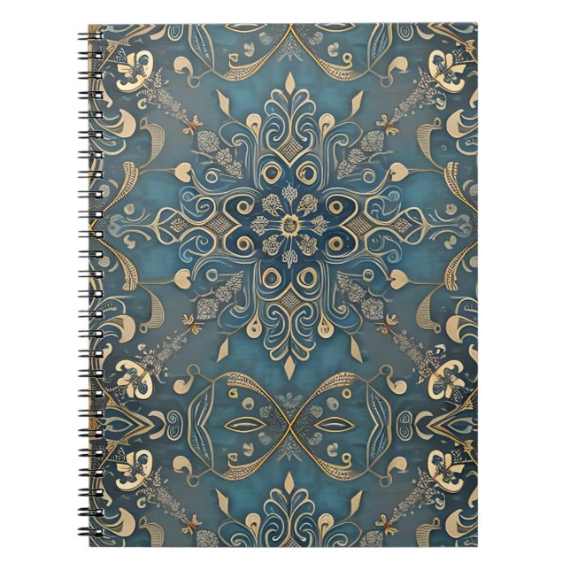 Caderno Espiral in blue (Frente)