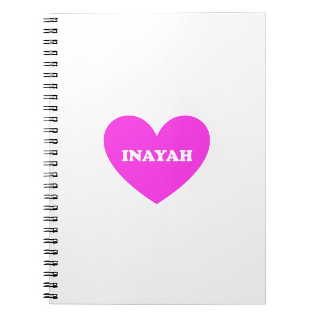 Caderno Espiral Inayah (Frente)