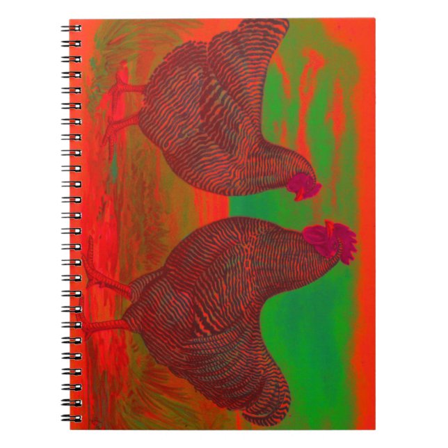 Caderno Espiral Incêndio sanguíneo (Frente)
