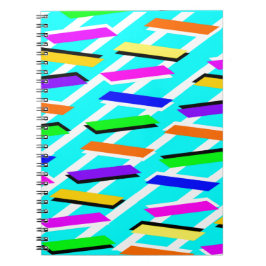 Caderno Espiral Incrível Aqua Pattern