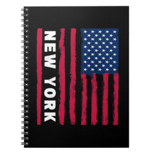 Caderno Espiral Incrível Nova York EUA Estados Unidos América Amér