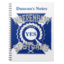 Caderno Espiral Independência escocesa