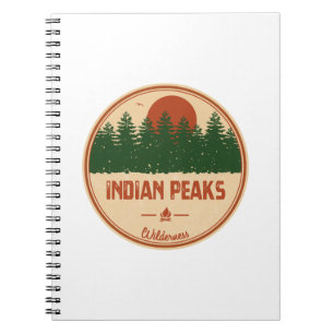 Caderno Espiral Indian Peaks Wilderness Colorado