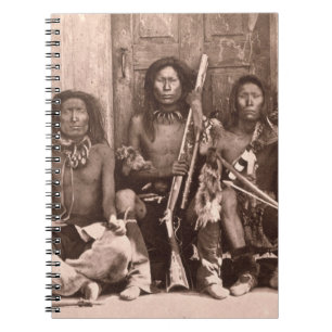 Caderno Espiral Indianos de Spokane, 1861 (foto de b/w)